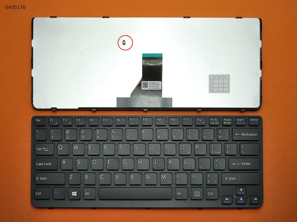 Laptop Keyboard best price Keyboard Sony Vaio SVE14 | Black | Frame