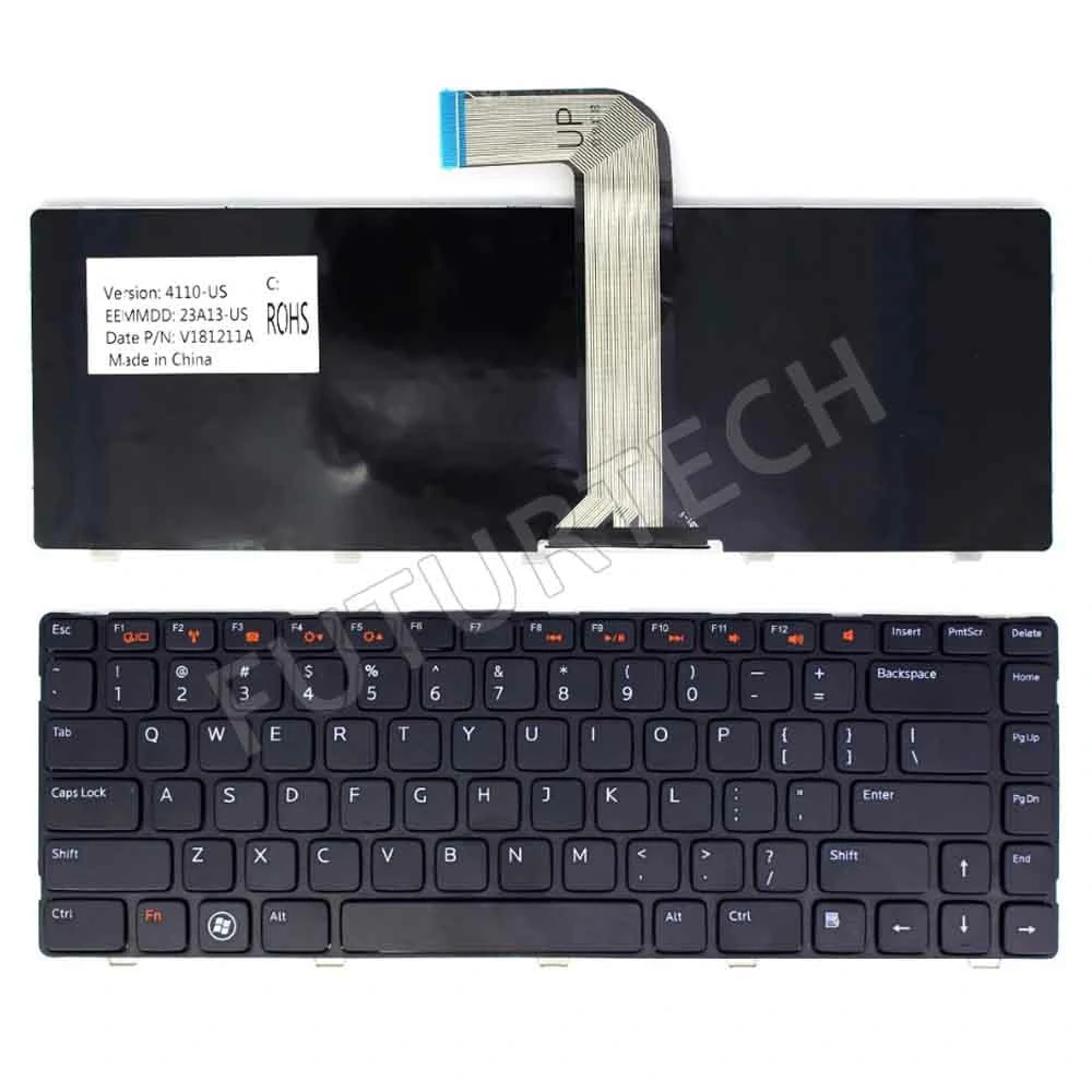 Laptop Keyboard best price in Karachi Keyboard Dell n4110/m4110/n4050/m4040/E3330 | Black (US)