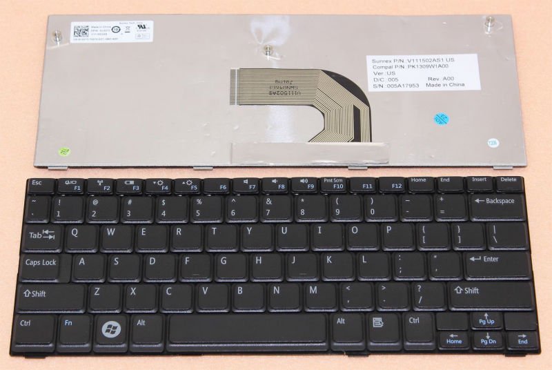 Laptop Keyboard best price Keyboard Dell Mini 10 (1012) | Black