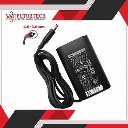 Laptop Adapter best price in Karachi Adapter Dell 19v5 - 3a34 | C/P Pin | 65w (7.4*5.0)	 Capsul (ORG)