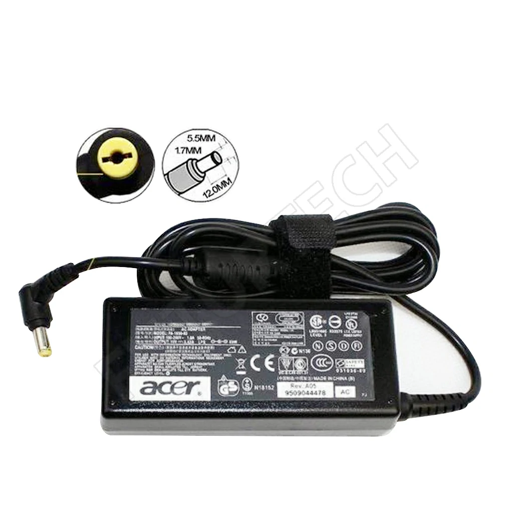 Used Adapter Acer 19v - 3a42 | 65w (5.5*2.5) ORG