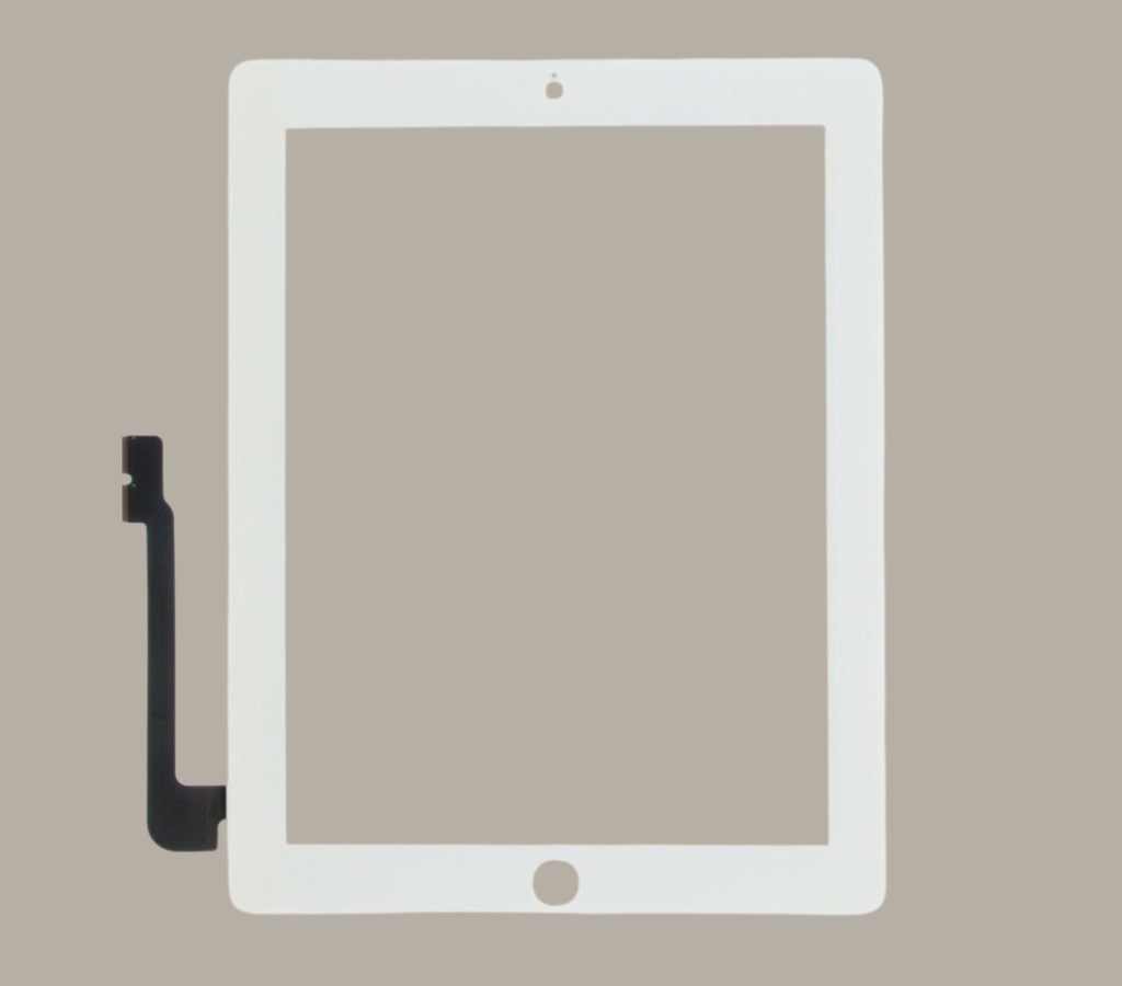 Laptop Touch Glass best price Touch Glass Apple iPad3/4 | White