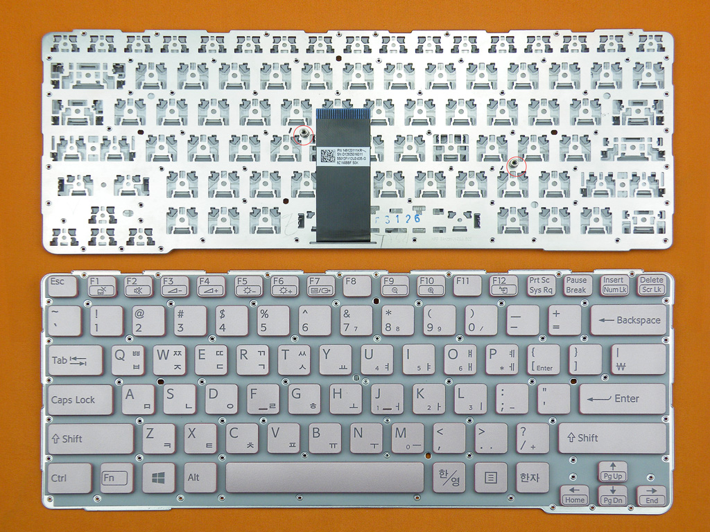Laptop Keyboard best price Keyboard Sony Vaio SVE14-A | Silver | W/O Frame