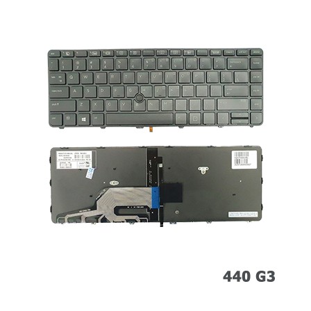 Keyboard HP ProBook 430-G3 440-G3  440-G4 640-G2 | Backlit With Pointer (Frame) ORG