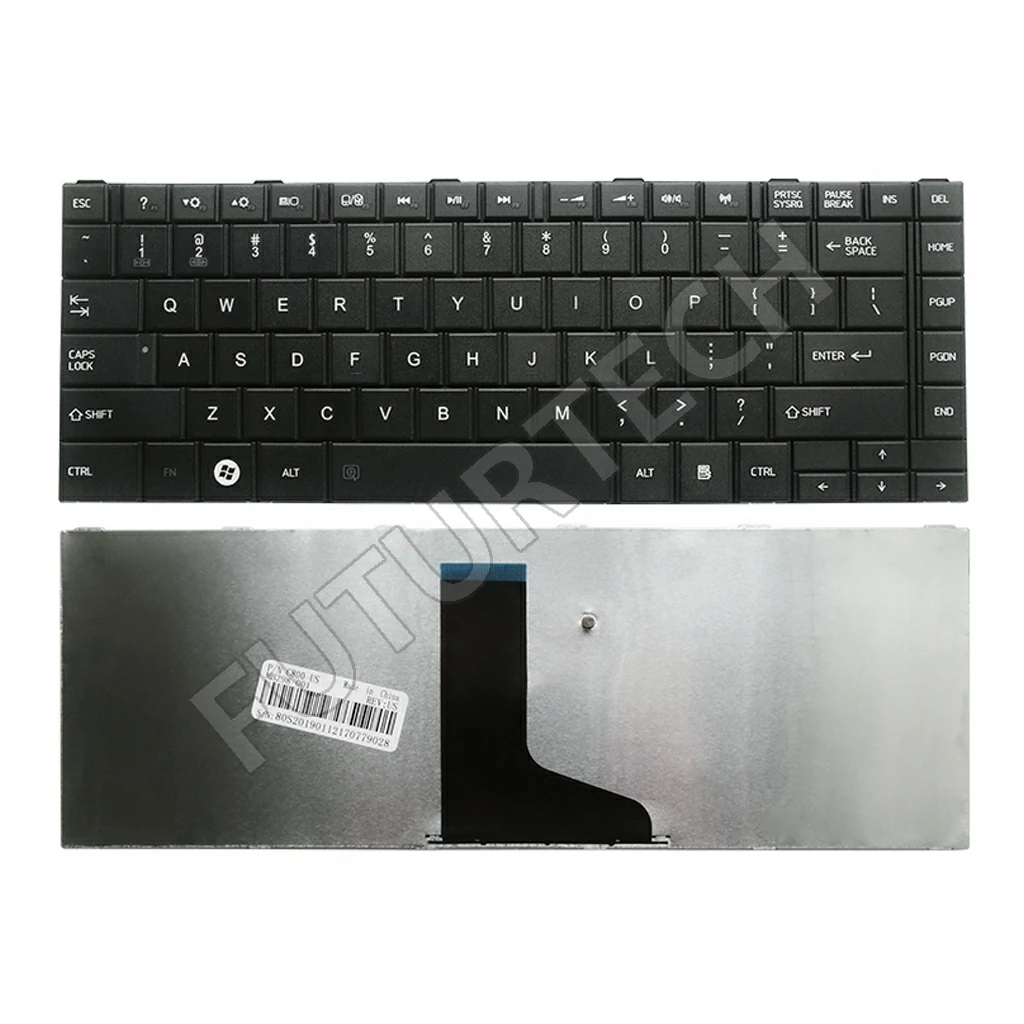 Keyboard Toshiba L800 L805 L830 C800 C805 | Black