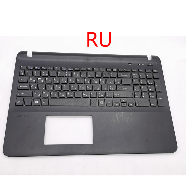 Laptop Keyboard with CPanel best price Keyboard  Sony Vaio SVF15 | C  cover (Black) (NEW) 