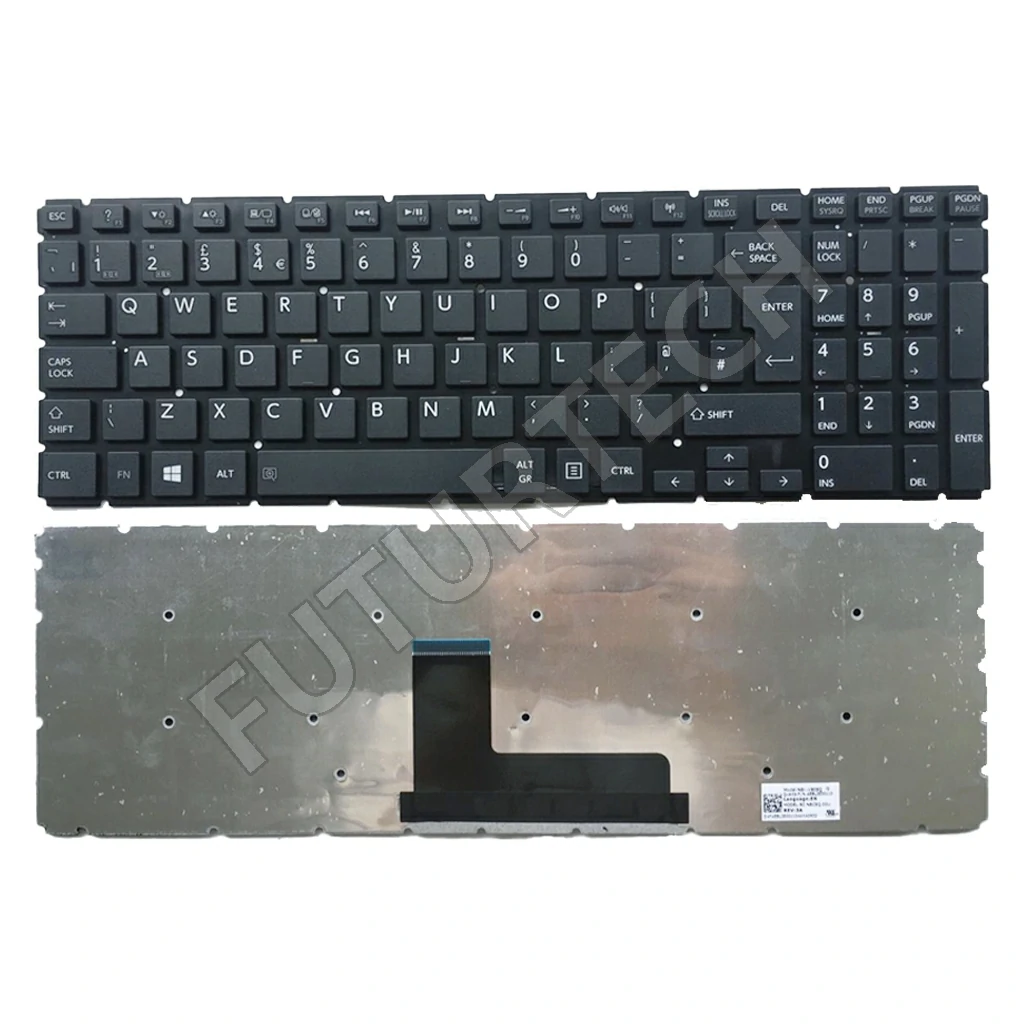 Laptop Keyboard best price in Karachi Keyboard Toshiba Radius P55w/L50B | Black (UK)