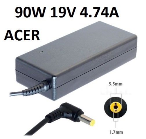 Laptop Adapter best price Adapter Acer 19v - 4a74 | 90w (5.5*2.5) ORG