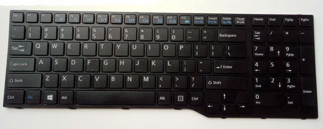 Laptop Keyboard best price Keyboard Fujitsu Lifebook A544/AH544/AH564 | Black