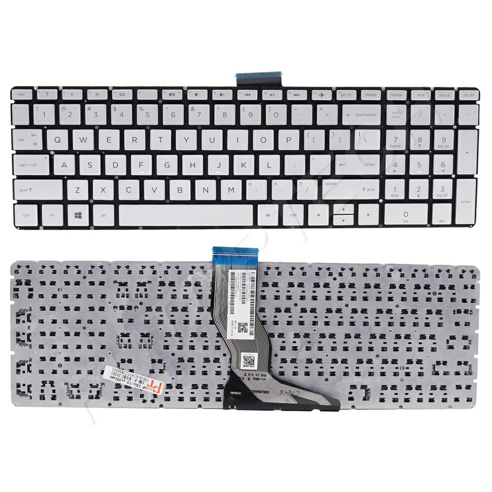 Laptop Keyboard best price in Karachi Keyboard HP 15-bs/15-cc051wm 15-dy Series | Silver (W/O) Backlit