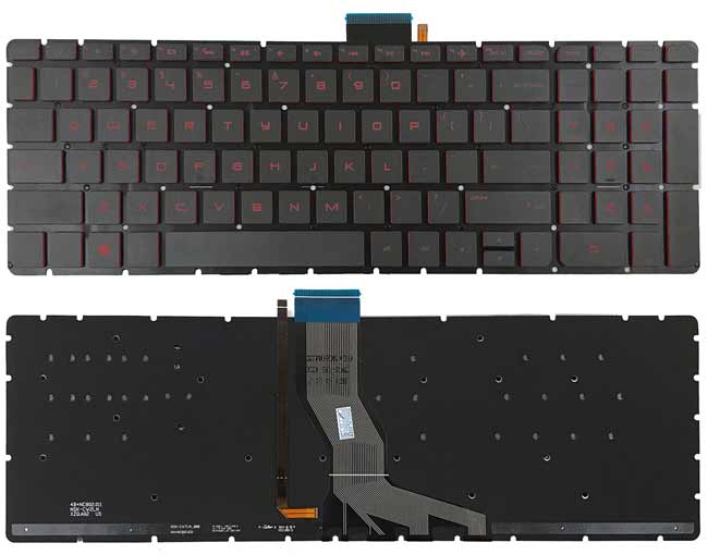 Keyboard HP OMEN 15-AX201TX Backlit | Red