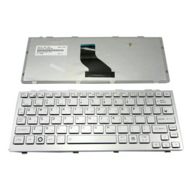 Keyboard Toshiba Nb200  Nb205  Nb300  NB305  T210  T215 | Silver (US)
