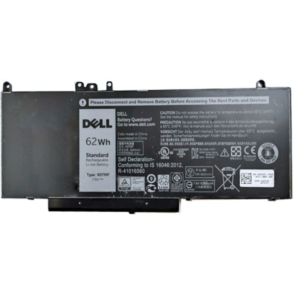 Laptop Battery best price Battery Dell Latitude E5250/E5450/E5550 [62Wh] (R0TMP) | ORG