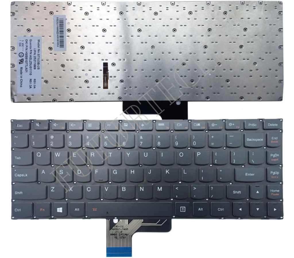 Keyboard Lenovo Ideapad U430 U330 Backlit (Black) | US