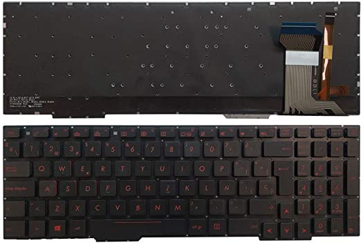 Keyboard Asus ROG GL553  GL753  FX553  FX753  ZX553 Backlit (Black) | US