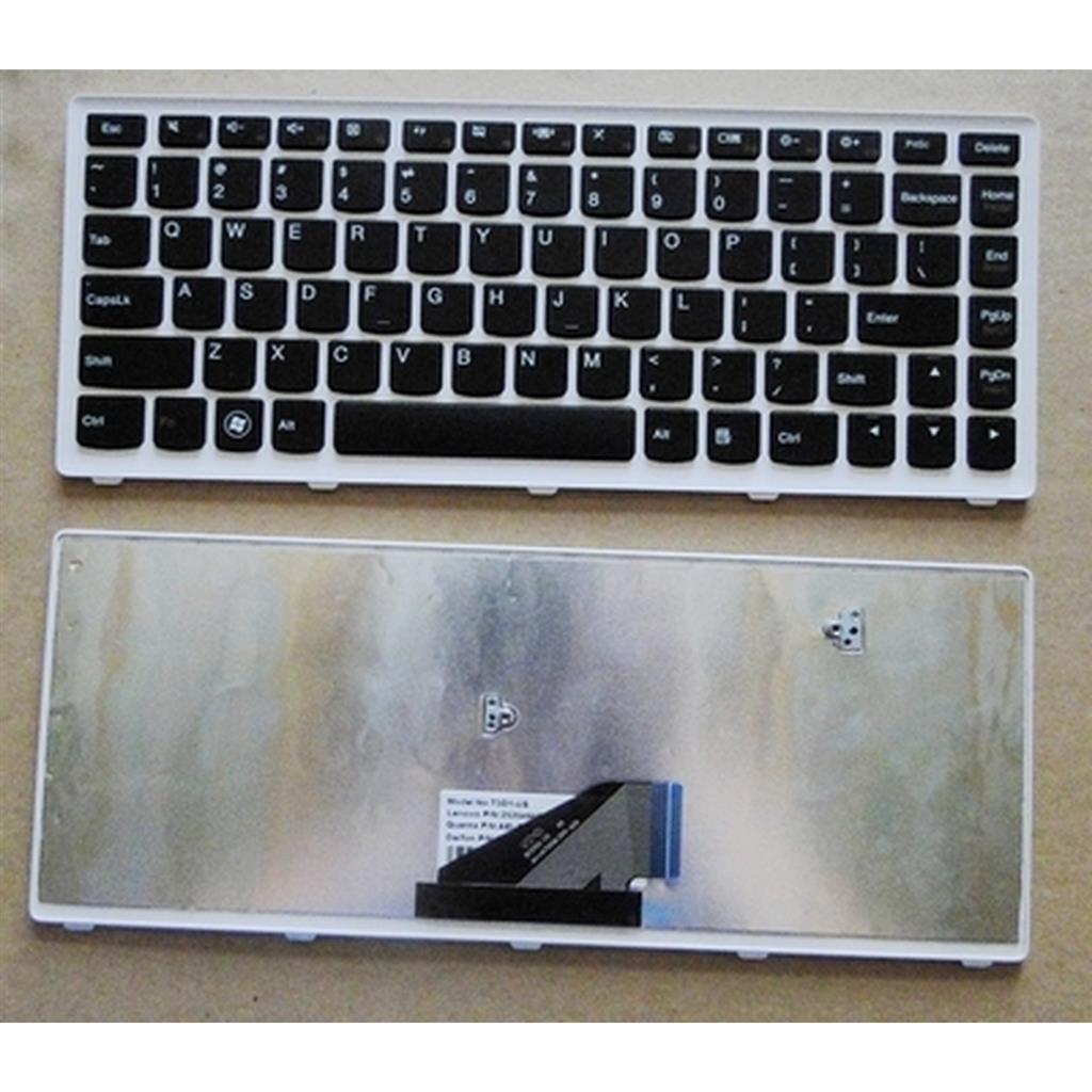 Laptop Keyboard best price in Karachi Keyboard Lenovo Ideapad U310-White Frame (Black) | US