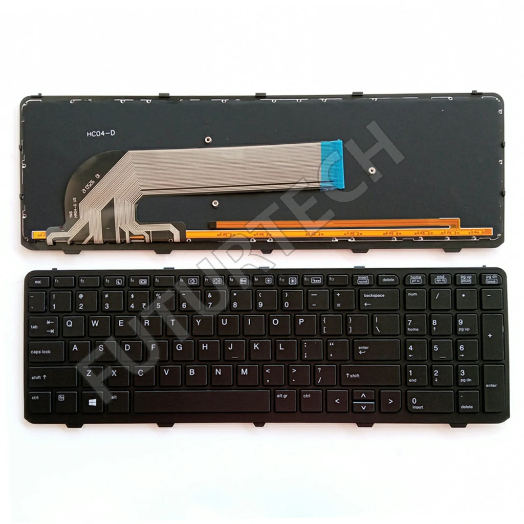Keyboard HP ProBook 450-G0 450-G1 450-G2 455-G1 455-G2 backlight-uk  FRAME ORG