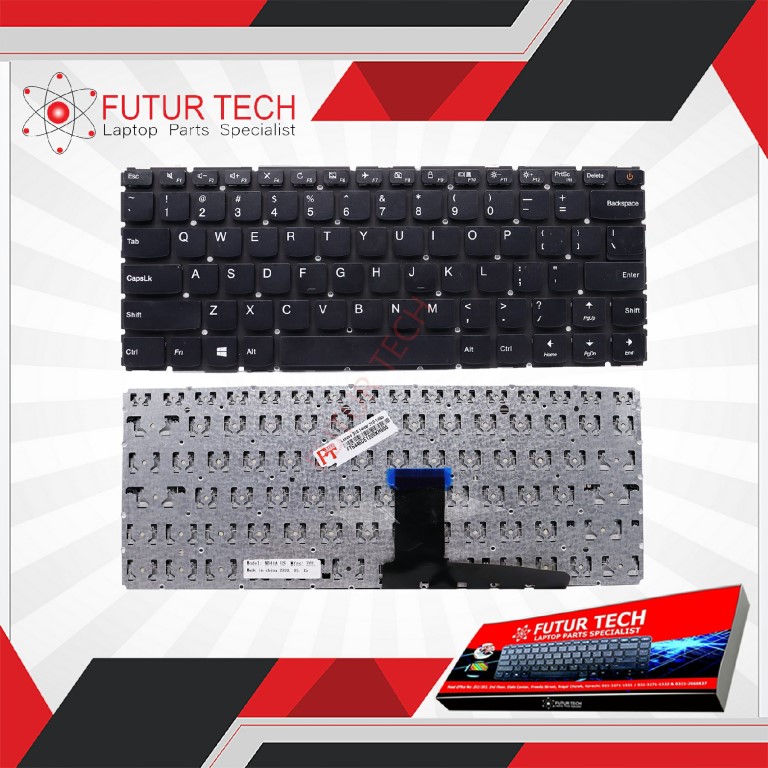 Laptop Keyboard best price in Karachi Keyboard Lenovo Ideapad 310-14isk/ 310-14ikb -with power button| BLACK