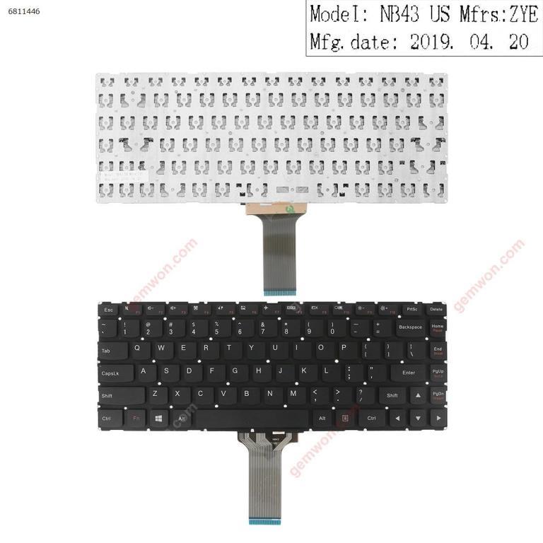 Laptop Keyboard best price in Karachi Keyboard Lenovo 500-14-100S-14IBR S41-70 Black | US