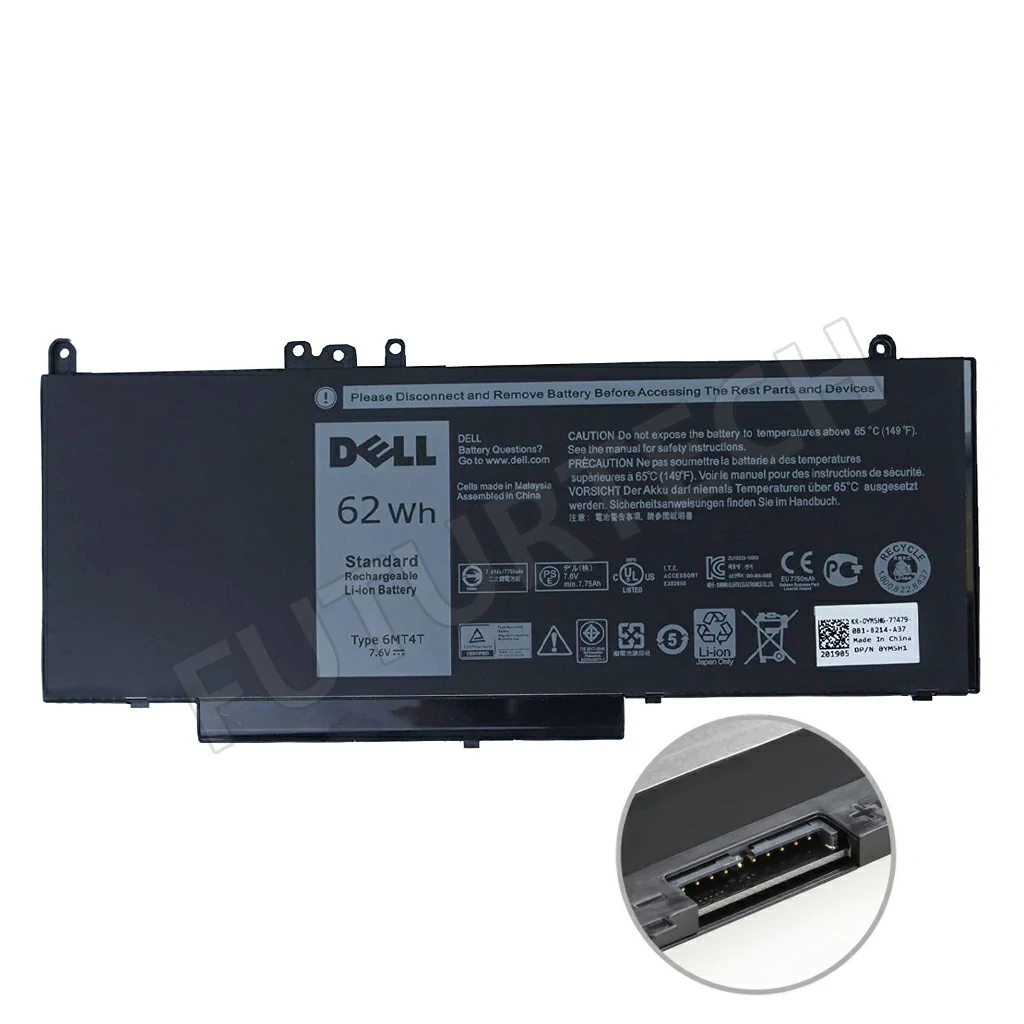 Battery Dell Latitude E5570 E5470  Precision 3510 [62Wh][4 CELL] (6MT4T) | ORG 