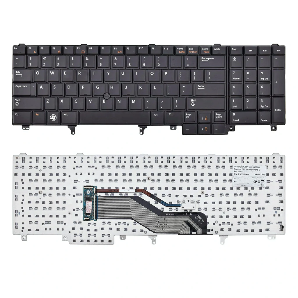 Pulled Keyboard Dell Latitude E5520  E5530  E6520  E6530