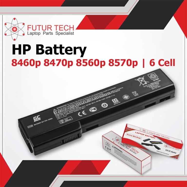 Battery 2.2Ah HP 8460p 8470p 8560p 8570p | 6 Cell