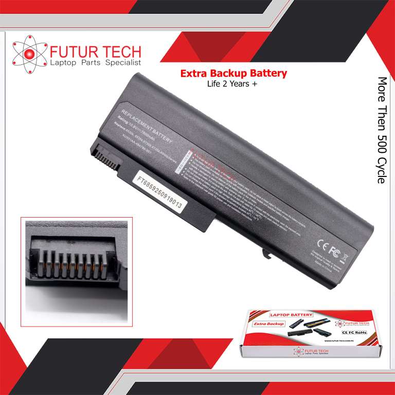 Battery HP 6535 6930p 8440p 6440b 6700 | 9 Cell High Capacity