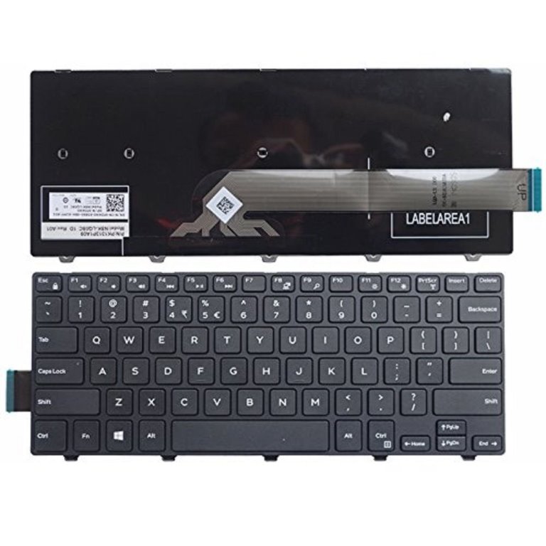 Laptop Keyboard best price in Karachi Keyboard Dell Inspiron 3000/3441/3442/5447/3468 P.M Scheme | With Frame (Black) ORG