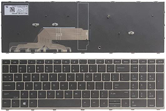Laptop Keyboard best price Keyboard HP Probook 450-G5 | (Silver frame)  [6991]