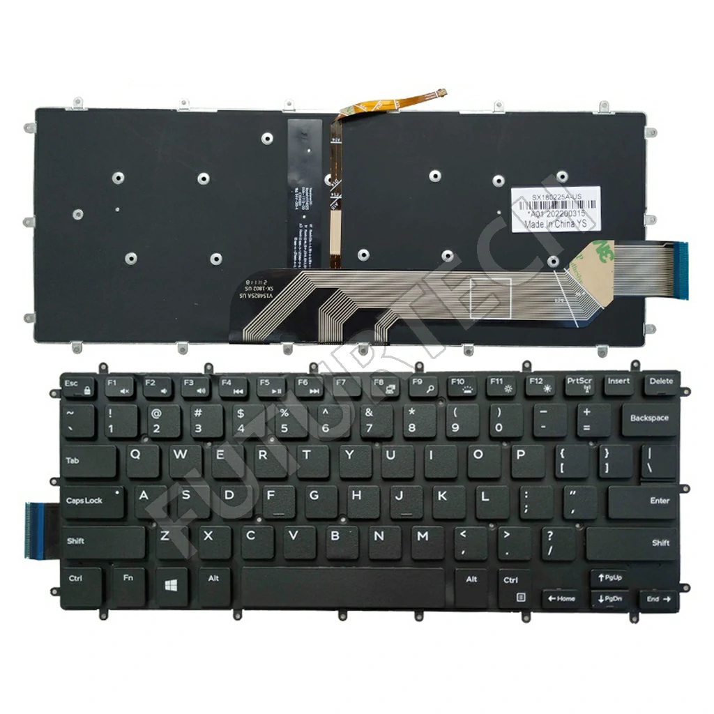 Laptop Keyboard best price in Karachi Keyboard Dell Inspiron 14-N7460/5368/5378/5379 | Backlit [7004]