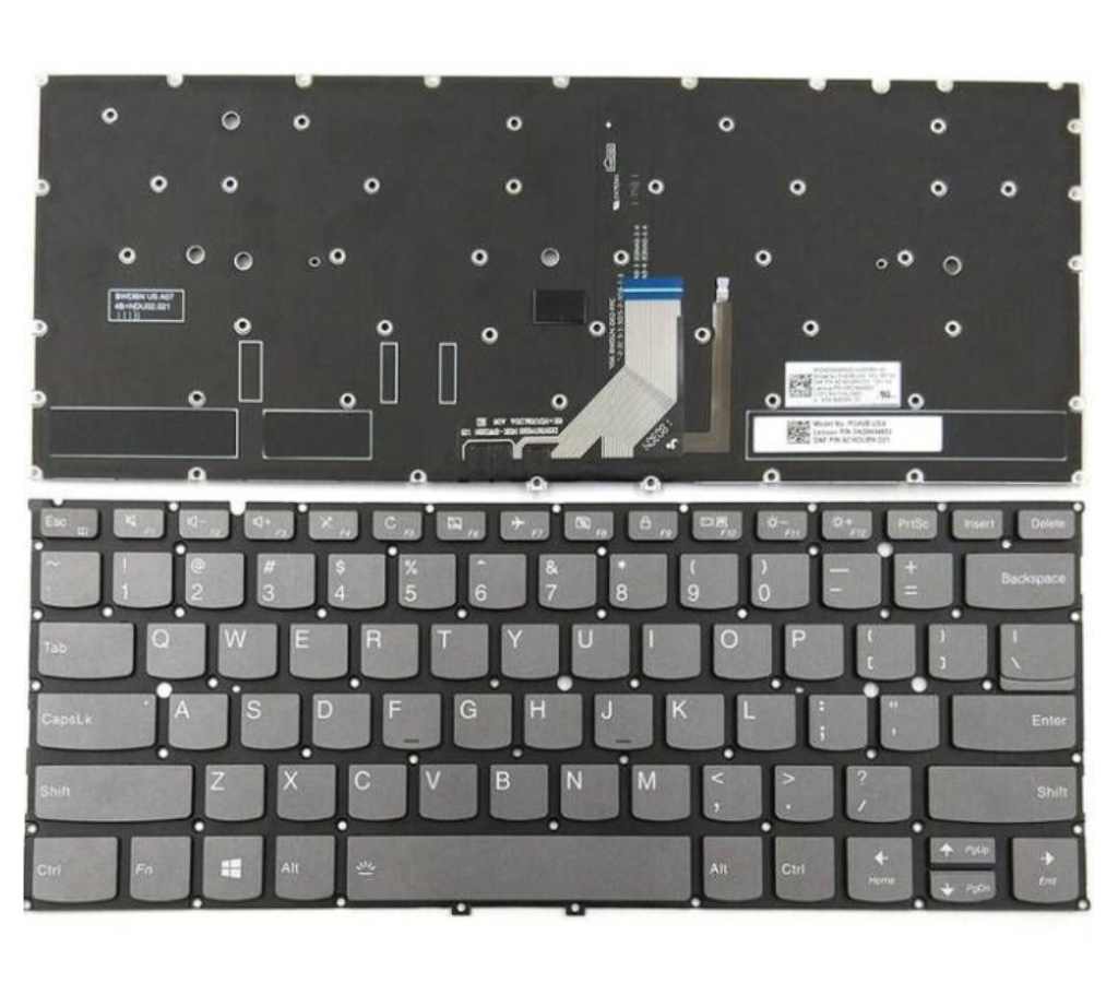 Laptop Keyboard with CPanel best price Keyboard Lenovo Yoga 920-13IKB | With C Cover (Backlight) UK (TouchPad) Silver