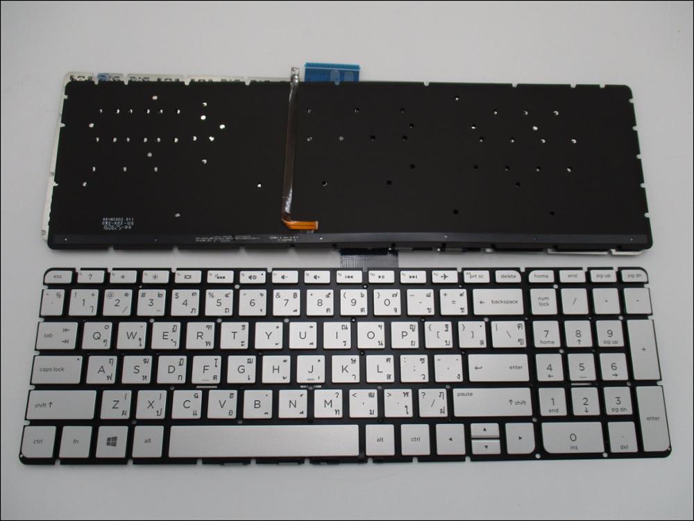 Keyboard HP Pavilion 15-AB | US (Backlight) Silver (ORG)