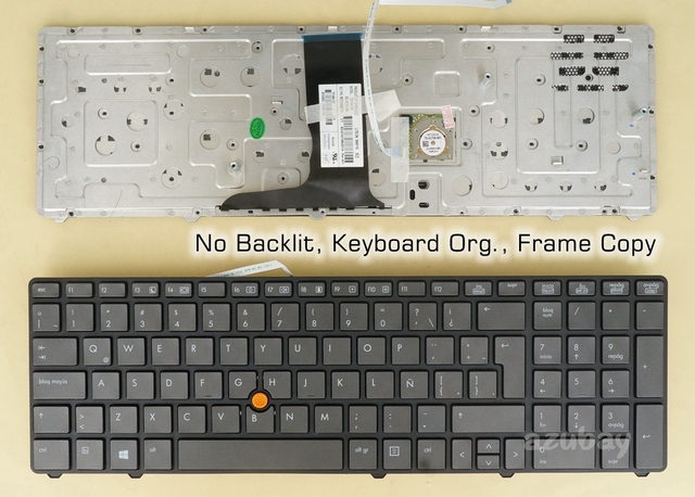 Laptop Keyboard best price Keyboard HP Elitebook 8760w/ 8770w | Black | with Frame ORG