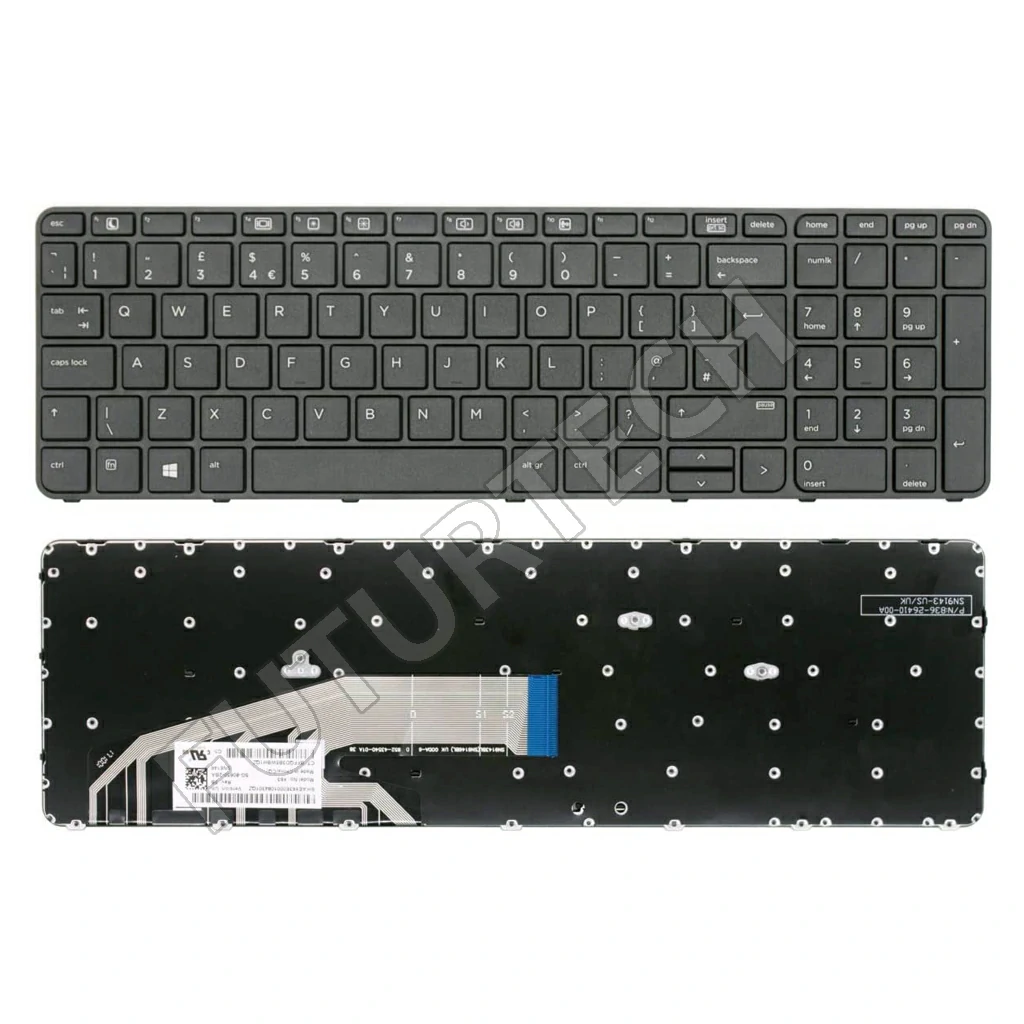 Laptop Keyboard best price in Karachi Keyboard HP Probook 450-G3/450-G4/650-G2 | Black Frame ORG
