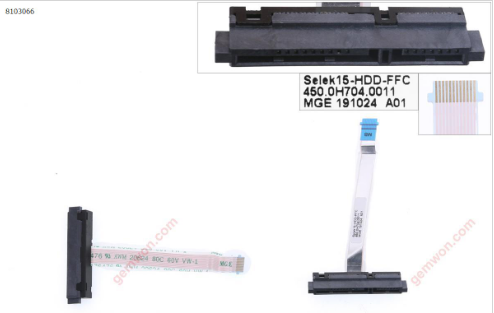 Laptop HDD Connector best price HDD Connector Dell G3-3590/G5-5590 | (450.0H704.0011) 04DK2D