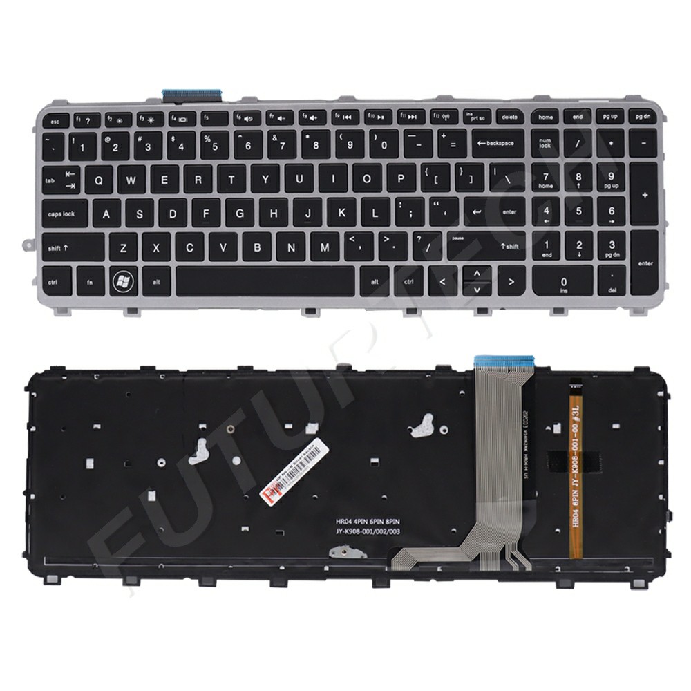 Laptop Keyboard best price Keyboard HP Envy M6-N |  15J 17J Silver Frame (Backlight)