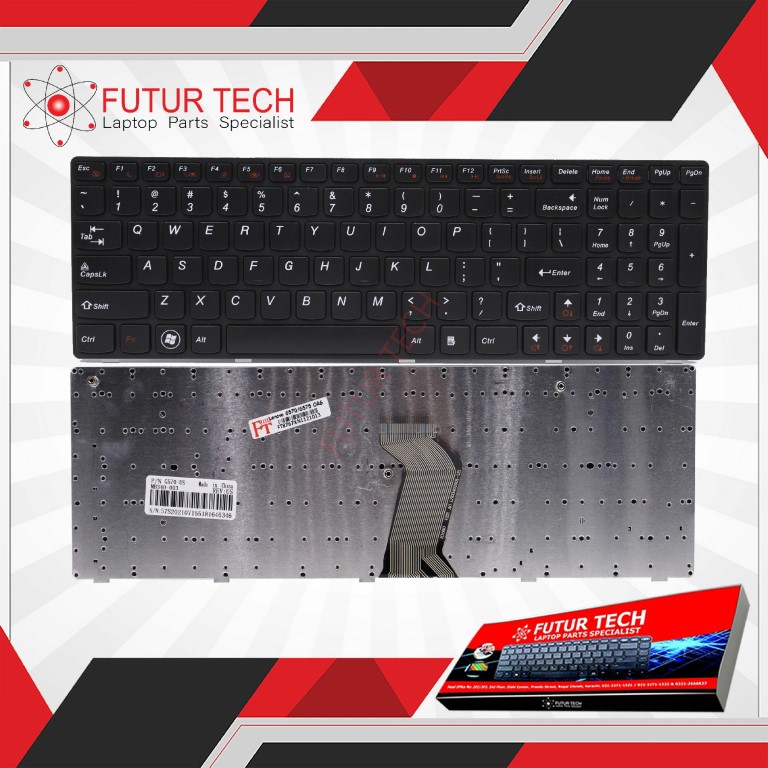 Keyboard Lenovo G570 G575 | Black ORG