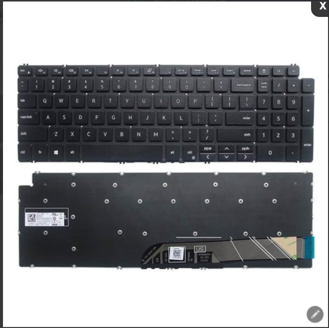 Keyboard Dell Inspiron 15 (7590 7591 5590 5593 5594 5598 5584) | Black