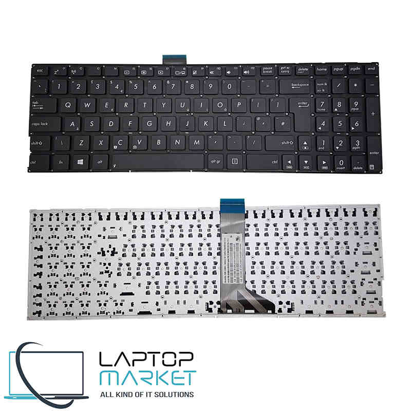 Laptop Keyboard best price in Karachi Keyboard Asus X503m/X553m/X555l/X554l/F555l/A555 (Black) | UK | Internal
