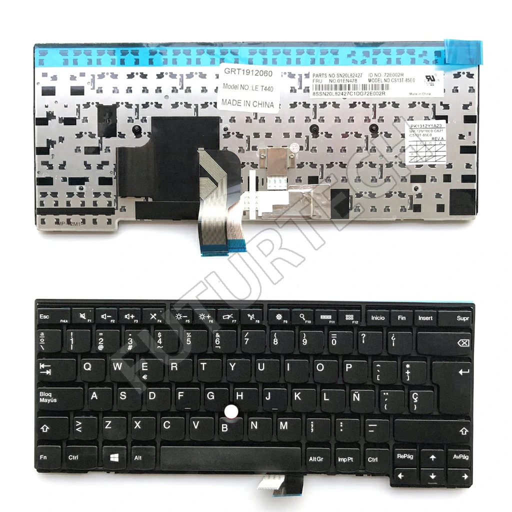 Laptop Keyboard best price in Karachi Keyboard Lenovo E431/E440/T431s/T440/T440p/T440s | without Pointer ORG