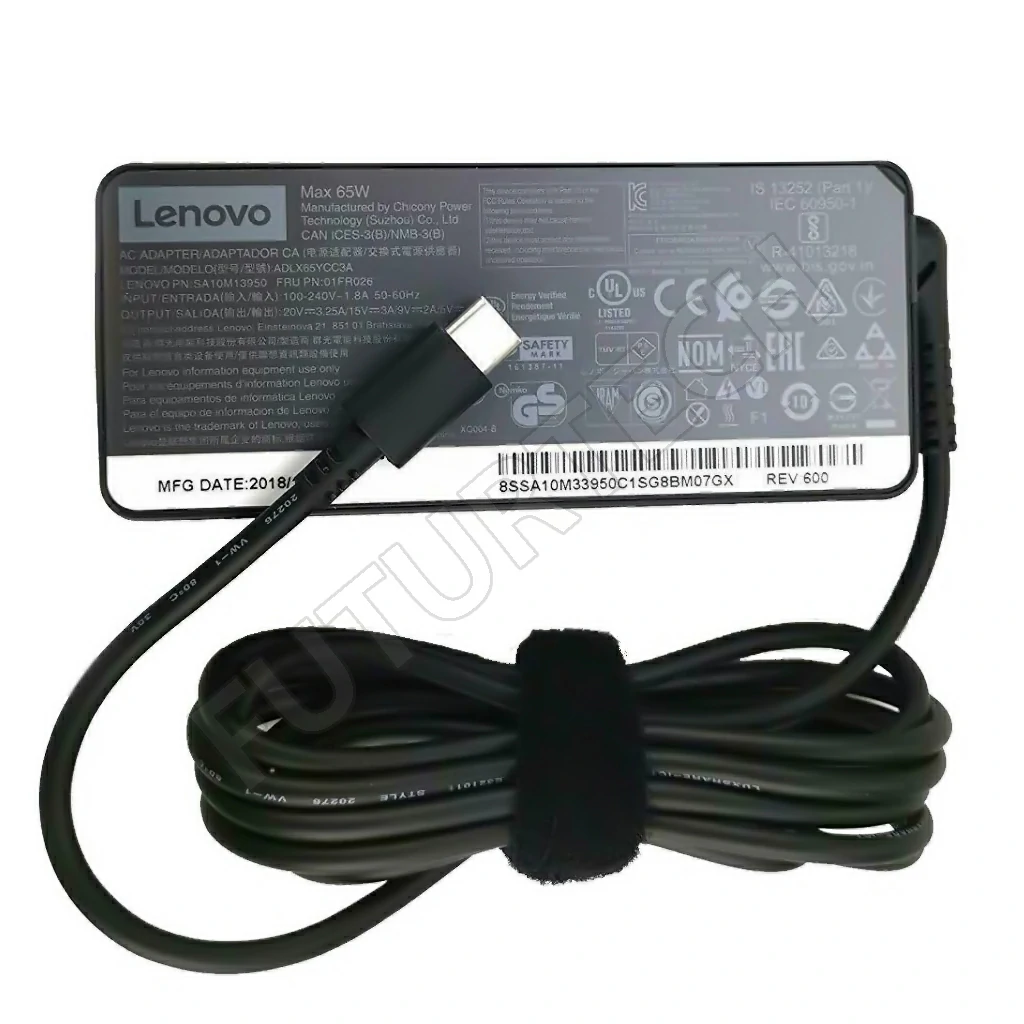 Laptop Adapter best price in Karachi Adapter Lenovo Type C | COPY | 65W  ---