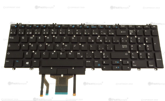 Laptop Keyboard best price in Karachi Keyboard Dell Precision 7730/7530/7740/7540 | Black (US) (Backlight) ORG 