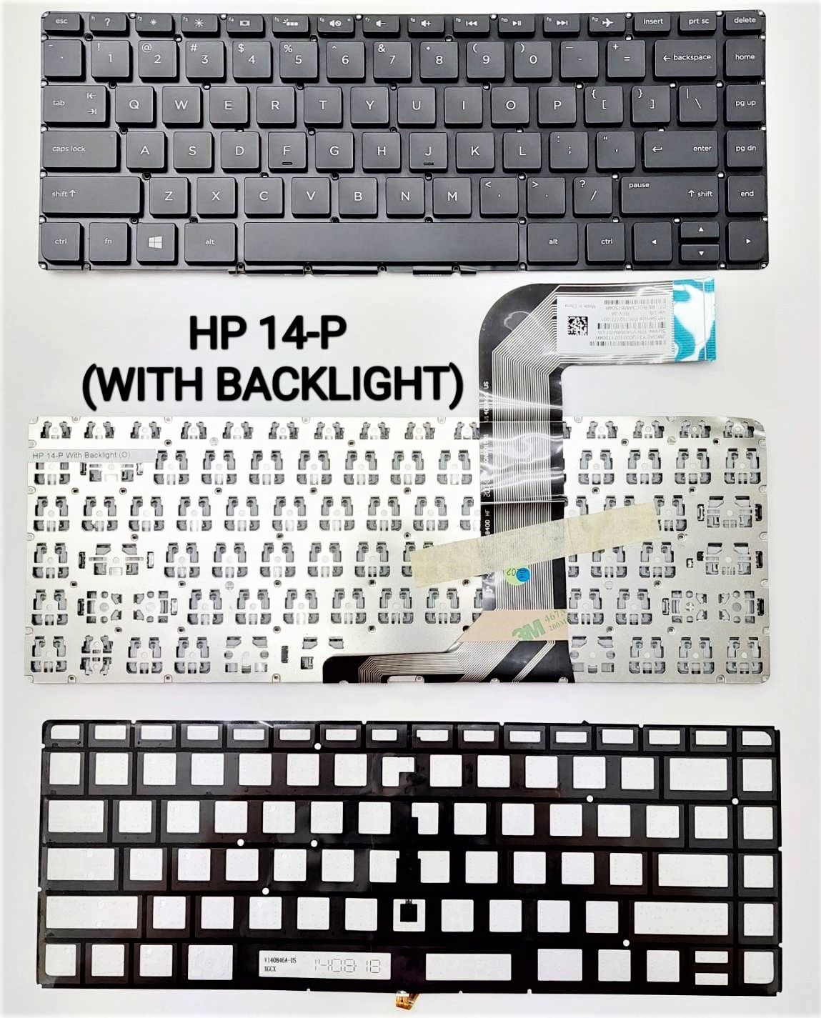 Laptop Keyboard best price Keyboard Hp Pavilion 14-p/ 14-p000 (Black) | US Backlit ORG