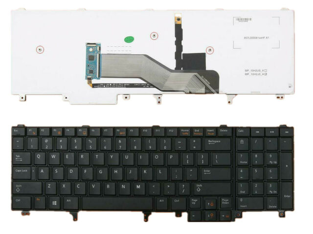 Laptop Keyboard best price in Karachi Keyboard Dell Latitude E6540 E5520/ E5530/ E6520/ E6530 / backlit without pointer