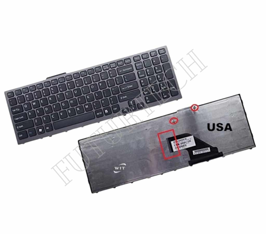 Laptop Keyboard best price Keyboard Sony Vaio F1/F11/F12/F13 | Black | Frame (US)