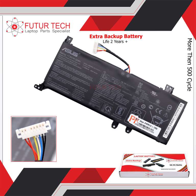 Laptop Battery best price in Karachi Battery Asus VivoBook X409UA (B21N1818-1) | ORG