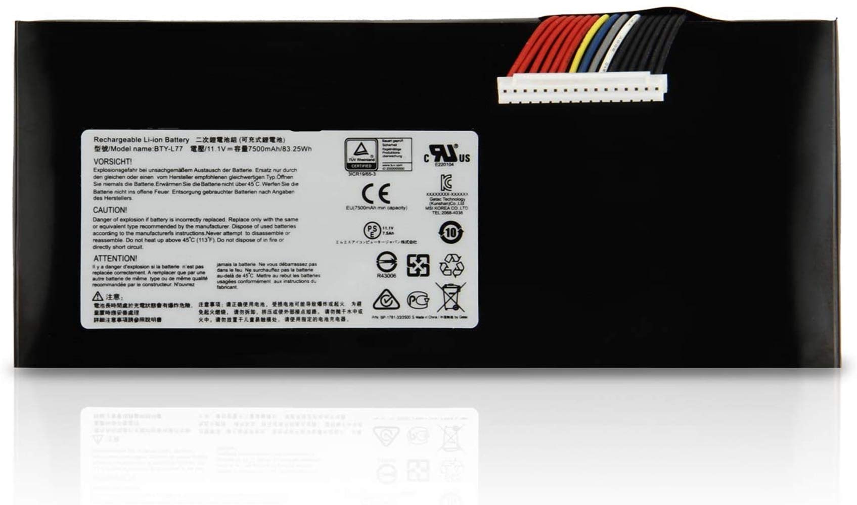 Laptop Battery best price Battery MSI GT72/WT72/MS-1783 (BTY-L77) | ORG