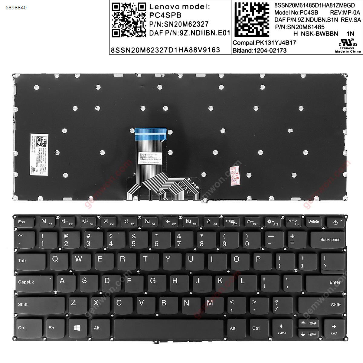 Laptop Keyboard best price Keyboard Lenovo V720-14 7000-13 Ideapad Yoga 320S-13IKB 720S-13 720S-13ARR | (Power Button)