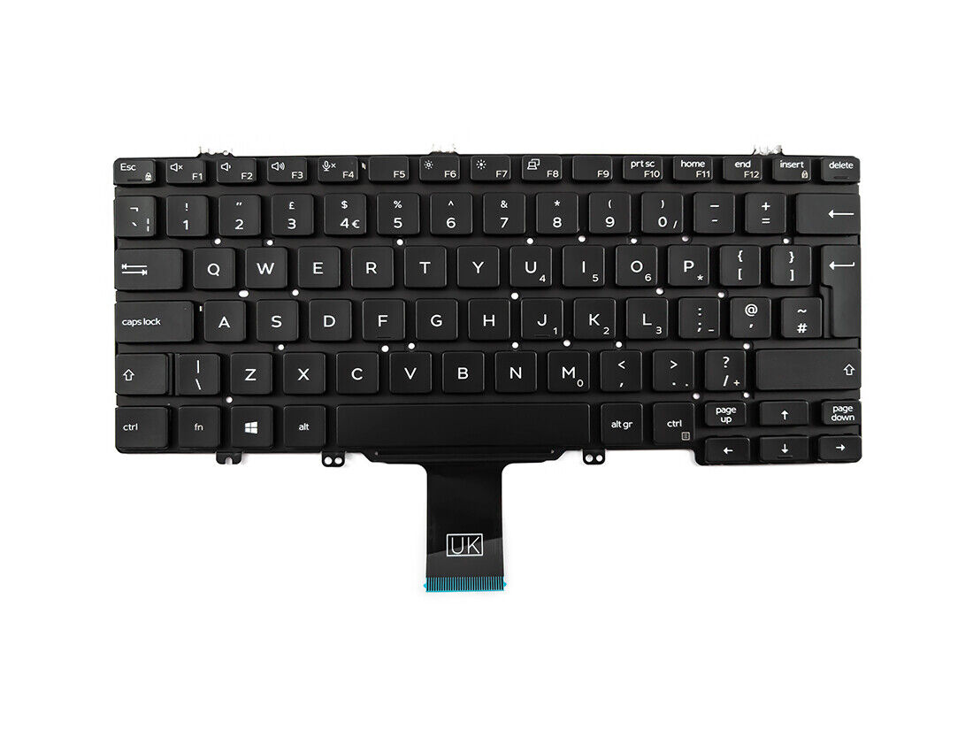 Laptop Keyboard best price in Karachi Keyboard Dell Latitude 7300 / 5300 2-in-1 | Black UK