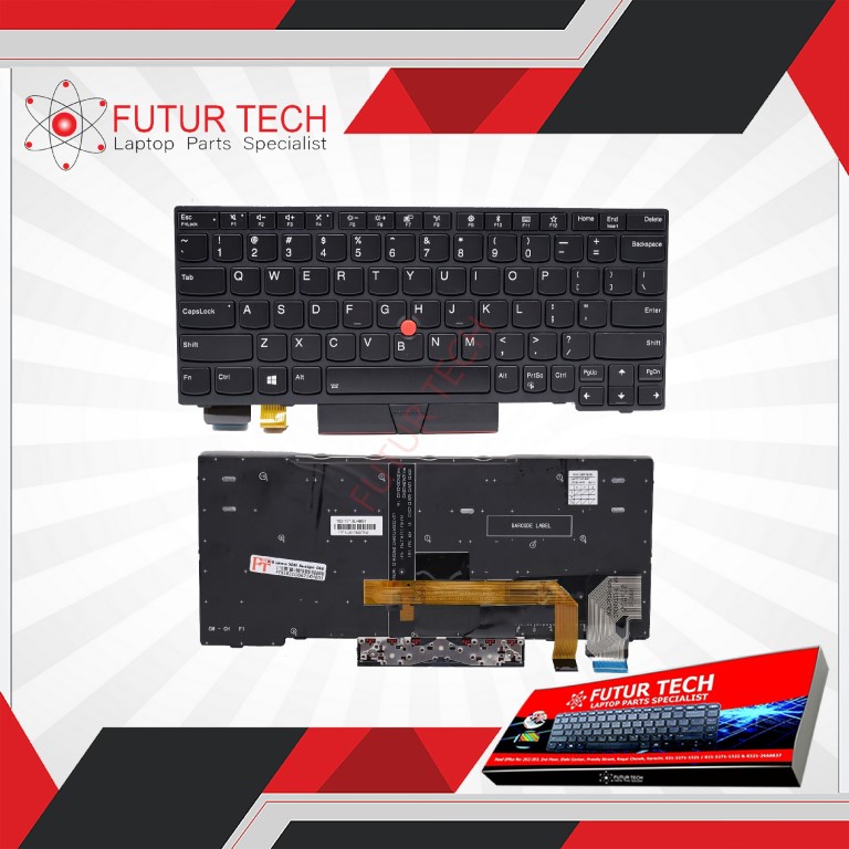 Keyboard Lenovo ThinkPad X280 X390 X395 X285 | With Pointer Backlit ORG